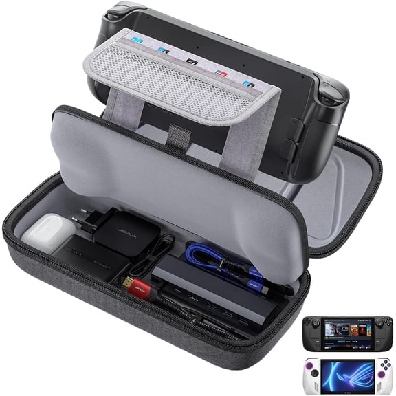 JSAUX Carrying Case BG0106X for Steam Deck OLED ROG Ally X Hard Travel Bag