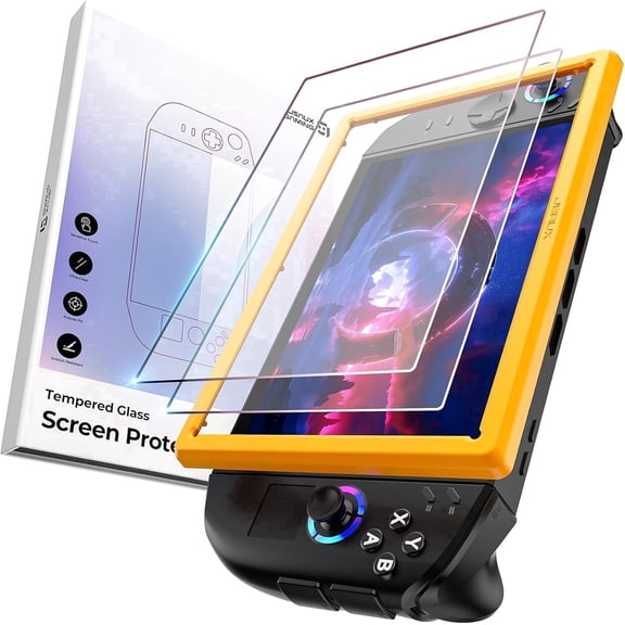 JSAUX 2-Pack Ultra HD Screen Protector for Lenovo Legion Go Gen 2 | Guiding Frame & Tool Kits Included, 9H Tempered Glass, Full Coverage, Scratch-Resistant, Anti-Fingerprint