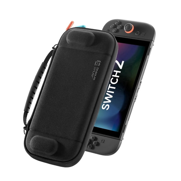 JSAUX Slim Carrying Case for Nintendo Switch 2, Hard Shell Protection | Lightweight Travel Design, 12 Game Card Slots, Wrist Strap, Soft Lining