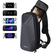 JSAUX Sling Bag for Steam Deck/ROG Xbox Ally X, Crossbody Travel Case | Double-layer Storage, EVA Hard Shell, Fits Docking Station and Accessories