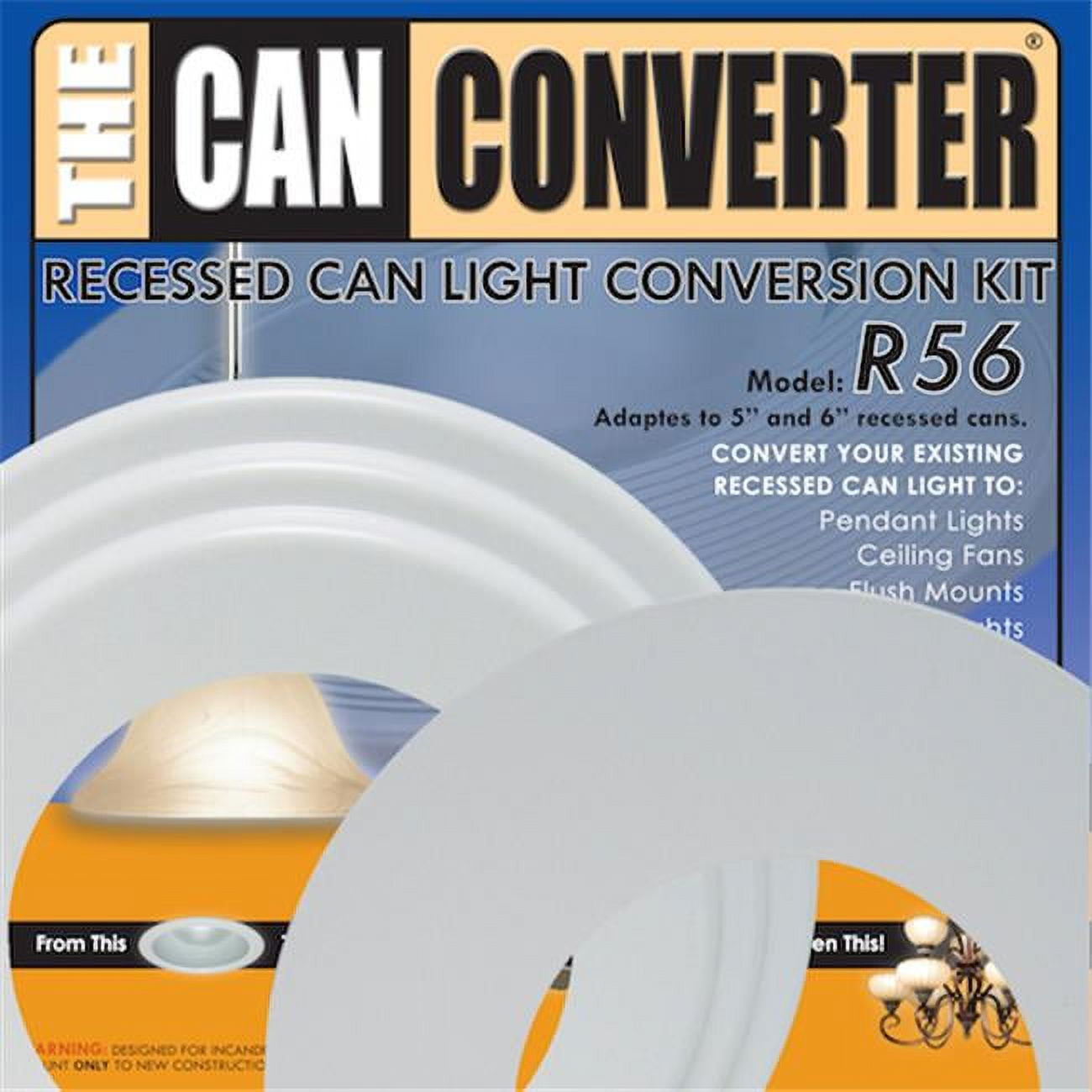 Recessed light 2024 converter kit
