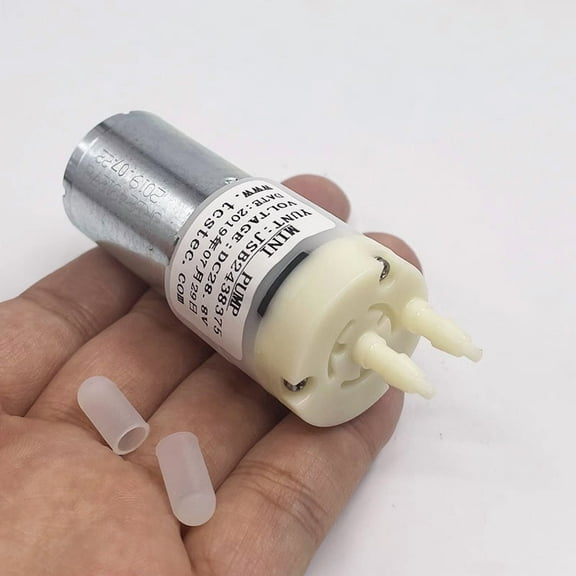 JSB2438 Mini 370 Air Water Pump DC 24V-30V Small Diaphragm Vacuum Negative Pressure Water Pump For Experimental Sampling Pump