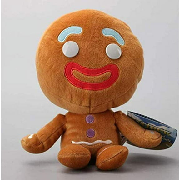 JSBVM Cartoon Shrek Gingerbread Plush Toys Soft Stuffed Dolls 23cm Perfect Decoration Female Doll Birthday Valentine's Day Halloween