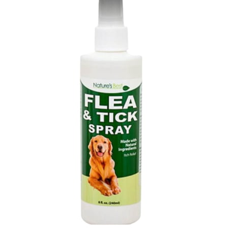 JSC Natures Best Flea & Tick Spray Itch Relief Specially Formulated with Essential Oils Natural Ingredients Comforts Protect Dog Repels Fleas Working Solution Natural Scent No Harsh Chemical Pack of 1