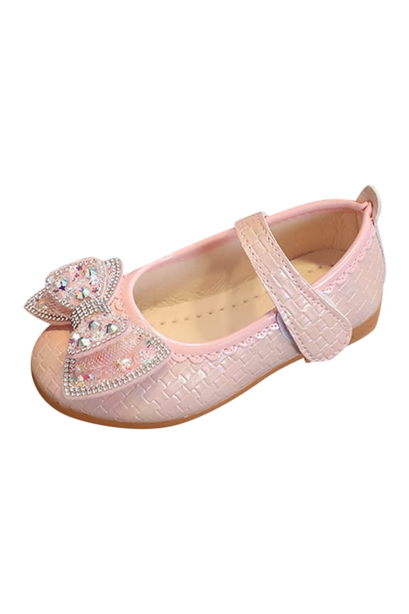 Baby Dress Shoes Girl Dress Girls Mary Jane Shoes Black Jazz Shoes Girls Cute Sandals for Girls Sandals Baby Girl Toddler Shoes Sandals, Pink 15-18 Months