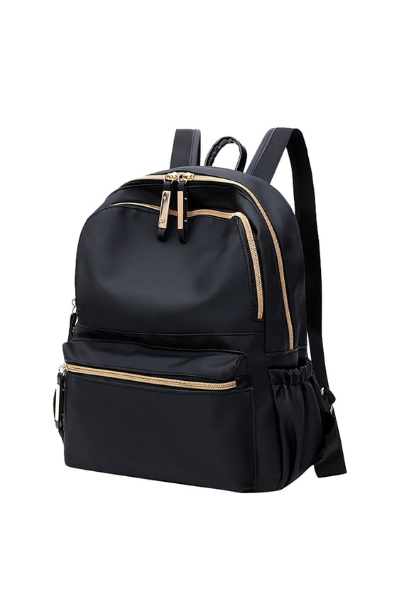 Backpack Travel Emo Backpack Black Leather Backpack Lightweight Backpack Women Tall Backpack Sport Backpack for Men Backpacks for Work, Black One Size