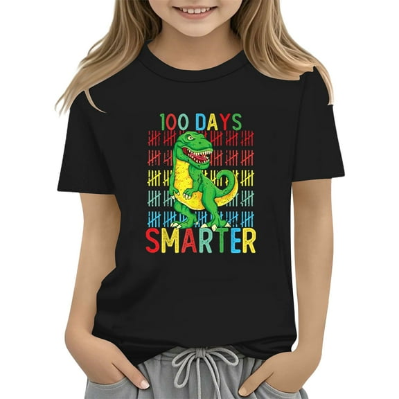 JSCDRPDWL Boys Black Tank Top Graphic Tees for Girls 10-12 Pink Sweatshirt Girls Girl Clothes Size 10 Boys Church Clothes Baby Boy Summer Clothes 6-9 Months Kids' Clothing Ropa Para Niños De 7