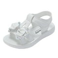 thumbnail image 1 of JSCDRPDWL Cute Sandals for Girls Children Girls Tan Jazz Shoes Summer Sandals Fashion Little Girls Soft Soles Children Shoes Middle Size Children Nubao Princess Sandals, Fashionable Summer Sandals, 1 of 9
