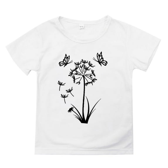 JSCDRPDWL Cute Tops for Girls Graphic Tees Size 14-16 Boys Athletic Shirts Size Kids Girl Clothes 6 Boys Clothes 3t Boys Clearance 2 T Clothes Girl Girls Clothing Size 8 Girls Clothes Size 7