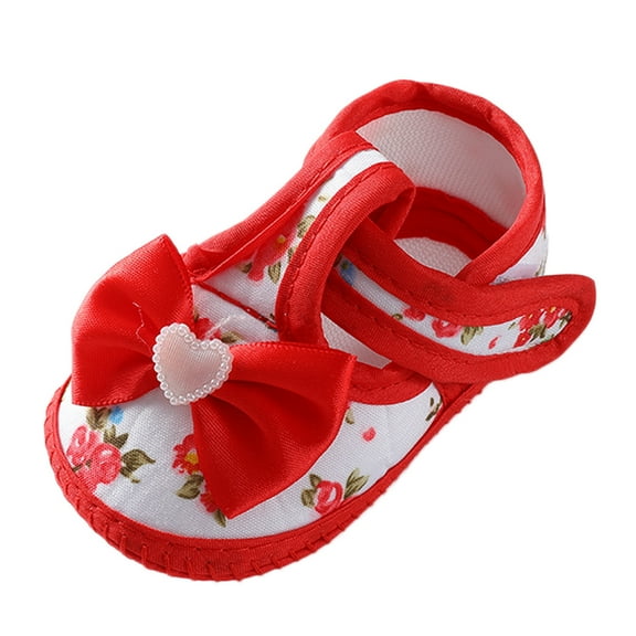 JSCDRPDWL Girls Sandals Size 4 Baby Barefoot Shoes Girls' Soft Toddler Bow Decoration Princess Sandals-Flat Walkers Shoes Basketball Shoes Kids Boys Girls Age 4 Gift Ideas Tap Shoes for Toddler Girls