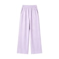 thumbnail image 1 of JSCDRPDWL Girls Wide Leg Sweatpants Baggy Elastic Waist Straight Leg Athletic Joggers Pant Kids Casual Loose Fall Winter Track Pants with Pockets, 1 of 5