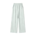 thumbnail image 1 of JSCDRPDWL Girls Wide Leg Sweatpants Baggy Elastic Waist Straight Leg Athletic Joggers Pant Kids Casual Loose Fall Winter Track Pants with Pockets, 1 of 5