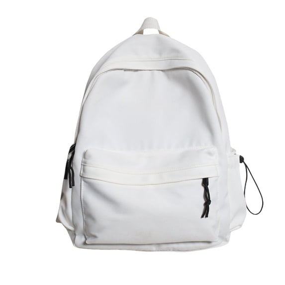 JSCDRPDWL Lightweight Backpack Large Capacity Backpack Under Seat Backpack for Airplanes Backpack College Mini Backpack Men Hard Bottom Backpack, White One Size