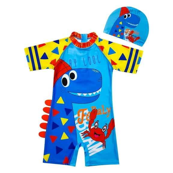 JSCDRPDWL Long Sleeve One Piece Swimsuit One Rash Guard Toddler Kid Clothes Cute Swimsuits for Teens Kids Swim Suits 12-18 Month Swimsuit Girl Toddler Boy Swim Set Girls Plus Size Swimsuits
