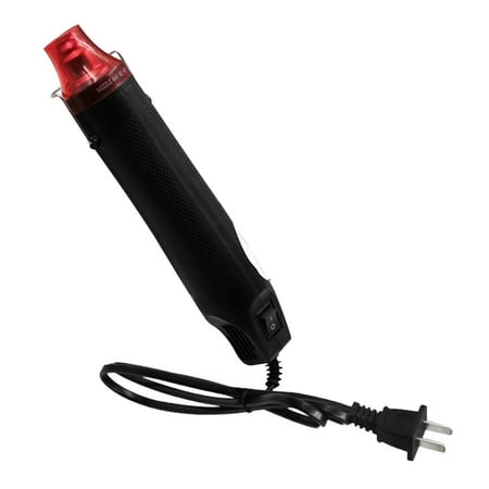 JSCDRPDWL Mini Heat Gun for Epoxy Resin Portable Handheld Black Heat Gun for Crafts Embossing, Shrink Wrapping, Drying Paint, Clay, Rubber Stamp Heat Tools, Dryer Craft Heat Tool for Cup Turner