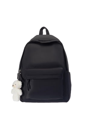 School Backpack Back to School Large Bookbag Rucksack Multi Compartment Backpack Medium Travel Backpack Fancy Backpack for Women Backpacks, Black One Size