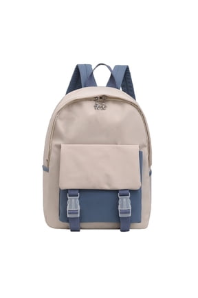 Teacher Backpack Travel Bookbag for Women Small Backpack with Water Bottle Holder Work Tote Cloth Backpack Laptop Work Backpack Slash Proof, Blue One Size