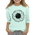 thumbnail image 1 of JSCDRPDWL Youth Shirts Flower Girl Shirt Crop Top for Girls Boys Clothes Size 14-16 Youth Boy Clothes 18-24 Months 4t Girls Clothes Cute Summer Clothes 4t Toddler Clothing 4 T Boys Clothing, 1 of 5