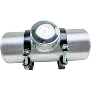 JSD 0.48 Gallon 4x10 Spun Aluminum Universal Gas Tank/ Fuel Cell With Bracket Center Fill 1/4" NPT Outlet