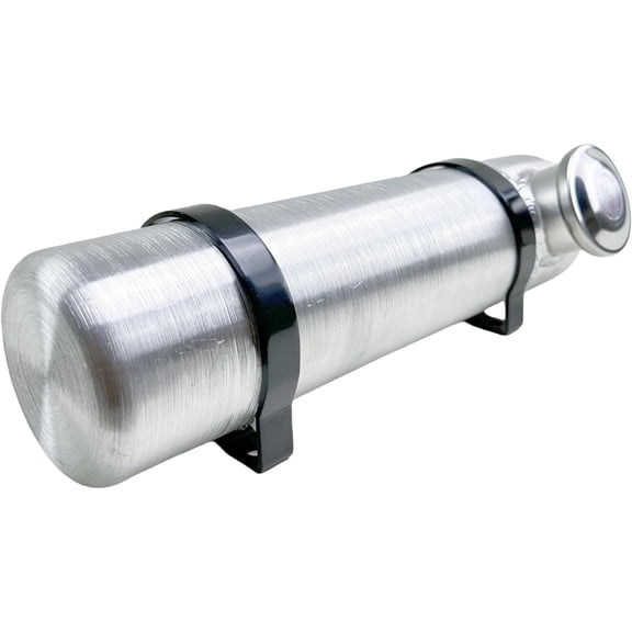 JSD 0.72 Gallon Auxiliary Aluminum Gas Tank / Fuel Cell 4 x 15" End Fill 1/4" NPT Outlet