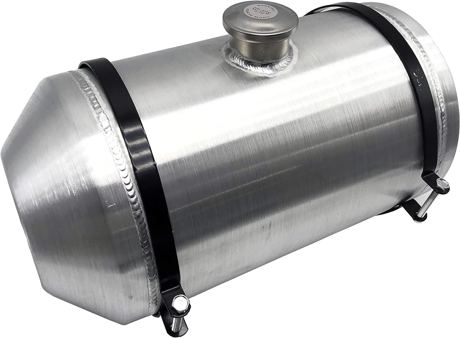 JSD 10" x20" 6.75 Gallon Spun Aluminum Fuel Tank / Gas Tank 1/4" NPT Outlet Center Fill