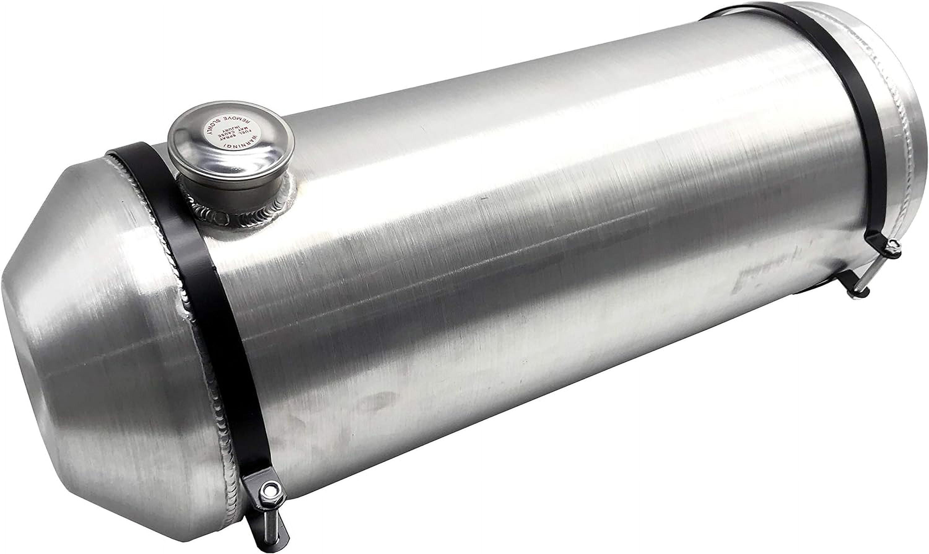 JSD 10" x30" 10 Gallons Spun Aluminum Gas Tank / Fuel Tank 1/4 NPT