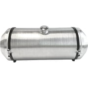 JSD 14 1/2 Gallon Overall 12" x 30" Aluminum Round Fuel tank Spun Fuel Gas Tank Cell + Bracket Center Fill 3/8" NPT