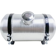 JSD 2.9 Gallon Overall 8x14" Aluminum Round Small Fuel Tank Spun Fuel Gas Tank Cell Center Fill 3/8" NPT