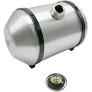 JSD 5 Gallon Spun Aluminum Universal Gas Tank/ Fuel Tank 10 x 16 in Center Fill 3/8" NPT Outlet Rat Rod,Off-Road
