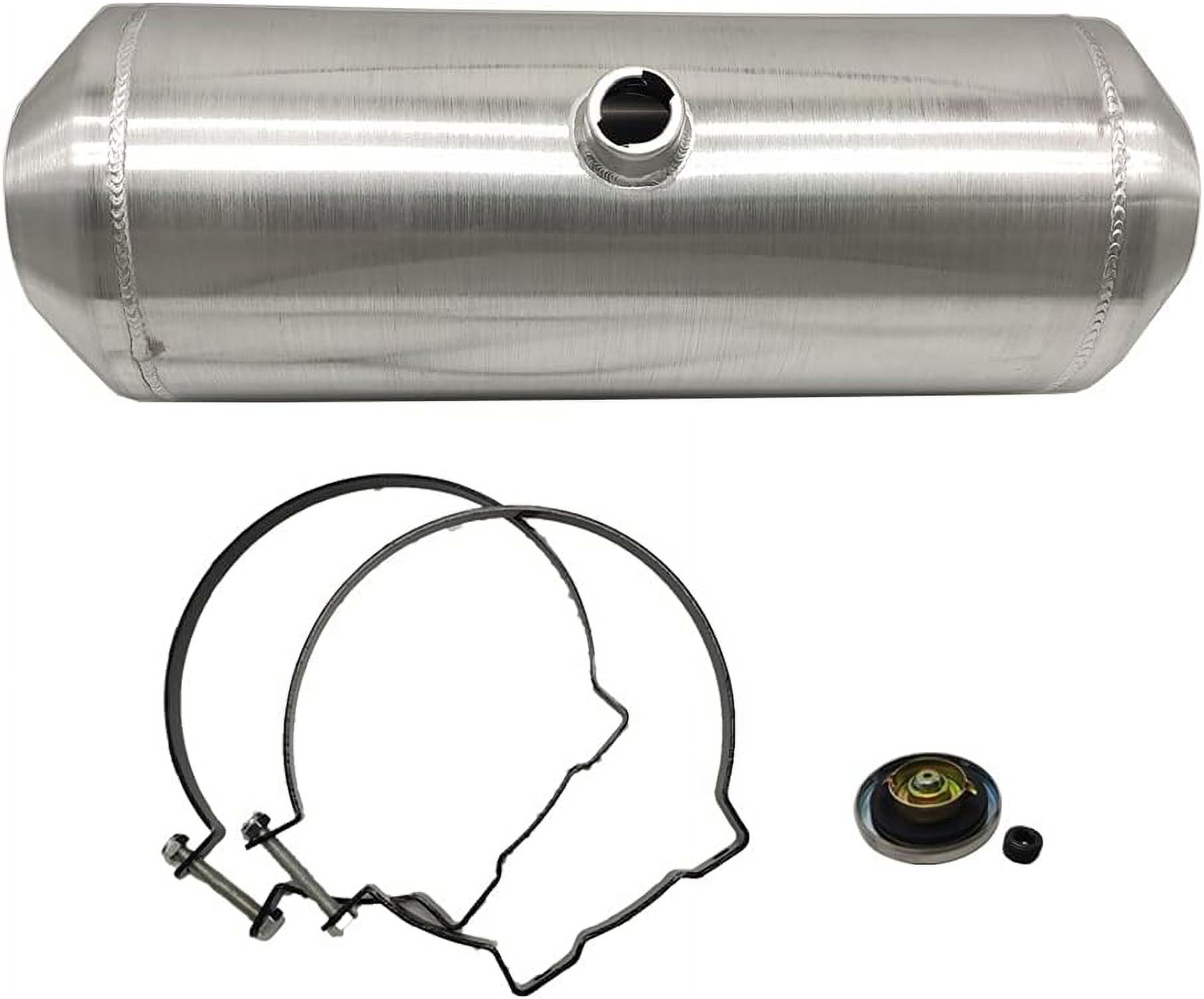 JSD AUTO PARTS 10 Gallons Gas Tank / Fuel Tank Aluminum Center Fill Spun 10 x30 1/4 NPT Outlet