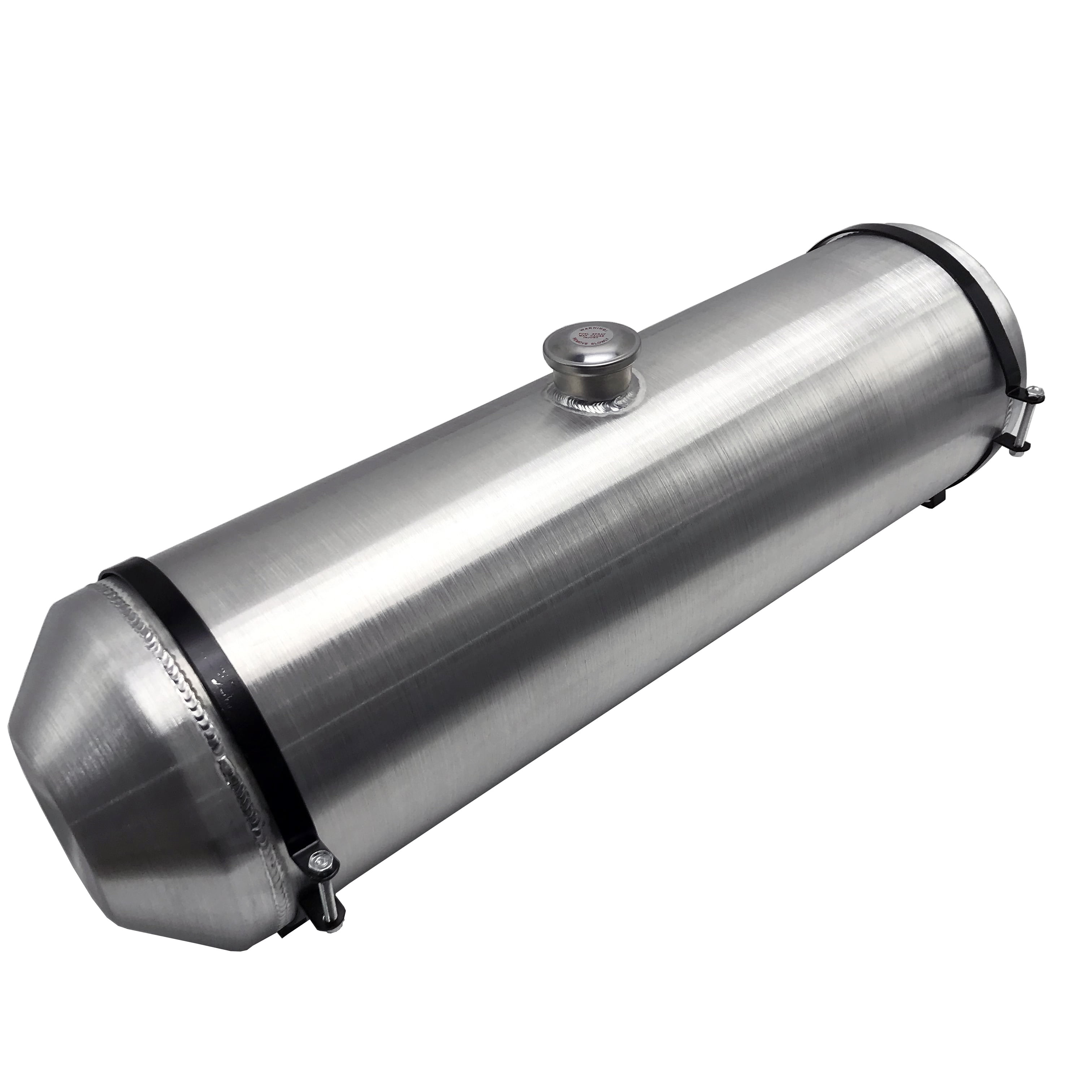 JSD AUTO PARTS 12 Gallon 10" x36" Center Fill Spun Aluminum Gas Tank / Fuel Tank 1/4" NPT Outlet