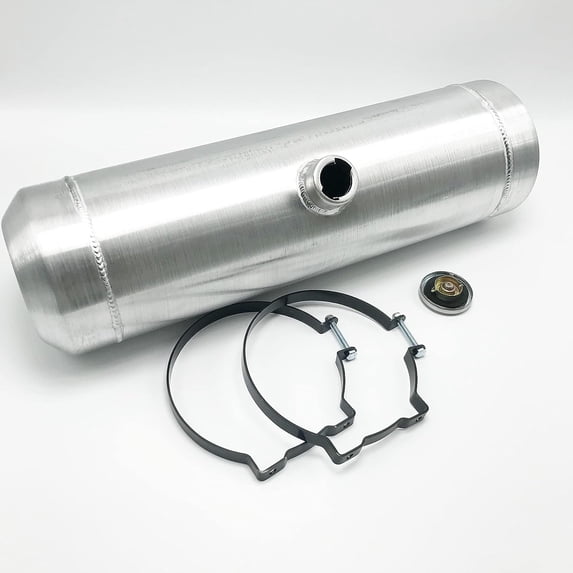 JSD AUTO PARTS Fuel Tank Aluminum 6 Gallons 8x 28 inch Center Fill 1/4 ...