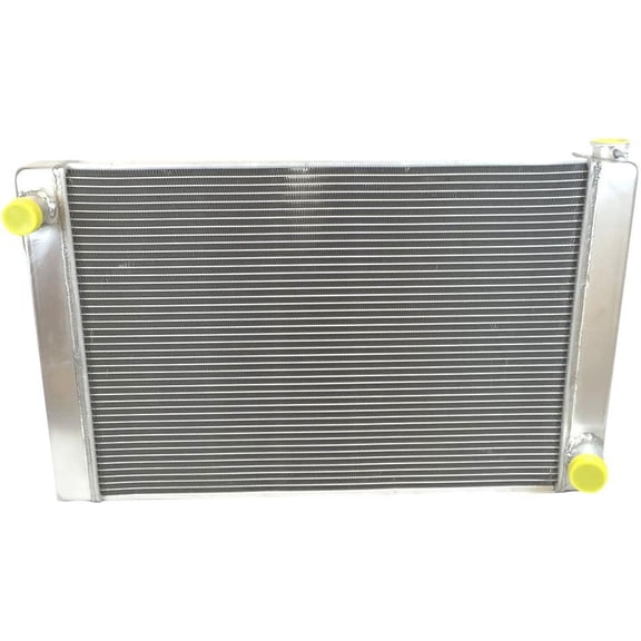 JSD G169 Chevy GM SBC BBC Aluminum Racing Radiator 2 Row Single Pass Overall 31" x19" x3"