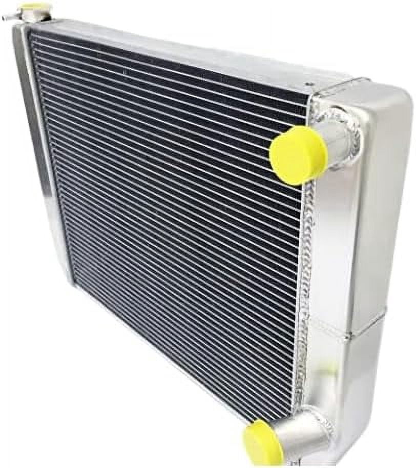Ws Racing G4 Universal Radiator JSD G172 Chevy GM Aluminum Racing Radiator 2 Row Double Pass Overall 26 ...