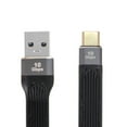 thumbnail image 1 of JSER 10Gbps USB 3.1 Type C Male to USB3.0 Type A Male Flat Slim FPC Data Cable for Laptop & Phone, 1 of 7