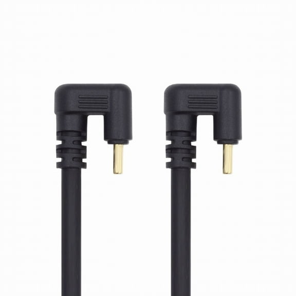 JSER 10Gbps USB3.1 Type C Male to Male Power Data Video Cable USB-C Opposite U Shape Back Angled for NS Switch Phone Laptop