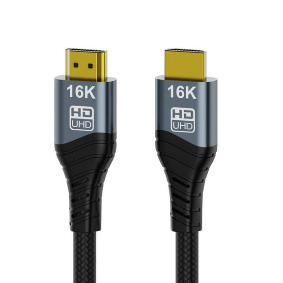 JSER 16K 8K UHD HDMI Type-A Male to HDMI 2.2 Male HDTV Cable for HDTV Desktop Laptop Monitor (50cm)