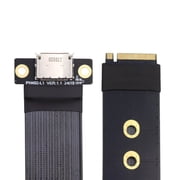 JSER 2280 NGFF PCI-E4.0 M.2 M-key to Oculink SFF-8612 SFF-8611 Host Cable 15cm for NVME U.2 SSD eGPU