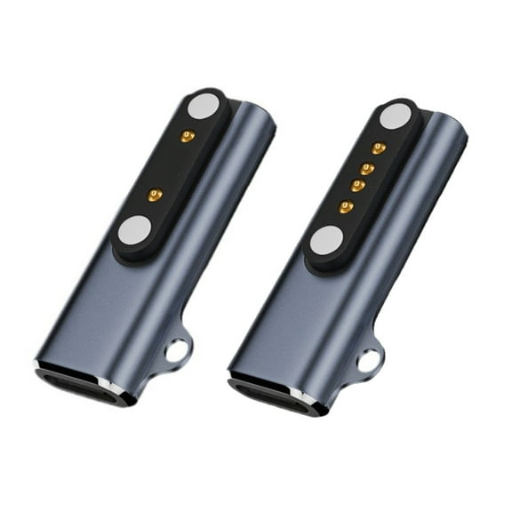 JSER 2pcs/lot Magnetic Smart Watch Charging Adapter USB Type-C to Pitch 7.62mm with 2-Pin 4-Pin Compatible with Bone Conduction Headphone