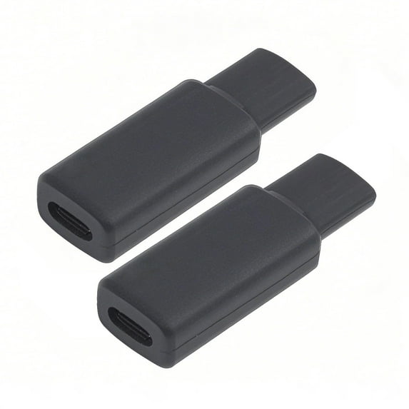 JSER 2pcs/lot USB Type-C to 2-Pin Adapter Power Charge Compatible with Braun Electric Hair Clipper Beard Trimmers Shavers