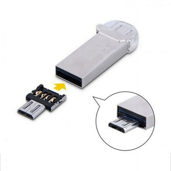JSER 5pcs Ultra Mini DM Micro USB 5pin OTG Adapter Connector for Cell Phone Tablet USB Cable Flash Disk