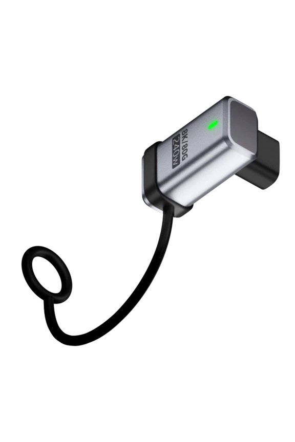 90 Degree Angled USB5.0 80Gbps Female to Female Extension Adapter with Lanyard Keychain 240W 16K 8K 5K Compatible with USB4.0 Thunderbolt3/4/5