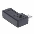 thumbnail image 1 of JSER 90 Degree Left Angled MINI USB Female to Micro USB Male Data Sync Power Adapter, 1 of 7