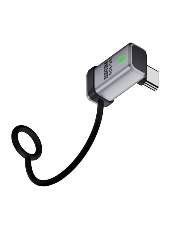 90 Degree USB5.0 80Gbps Male to Female Up Down Angled Extension Adapter with Lanyard Keychain 240W 16K 8K 5K Compatible with USB4.0 Thunderbolt3/4/5