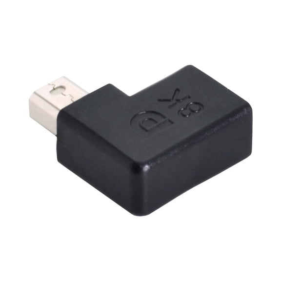 JSER Angled Mini DisplayPort 1.4 Male to Mini DP Female 8K 60hz Adapter Ultra-HD UHD 4K 144hz 7680*4320 for Video PC Laptop Monitor