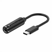 JSER DC Jack 5.5x2.1mm Input to USB-C Type-C Power Plug Charge Cable for Laptop Phone PD9V 5V 20V