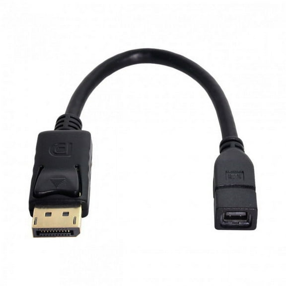 JSER DP DisplayPort Male to Mini DP DisplayPort Female Cable 20cm for Displays HDTV Monitor