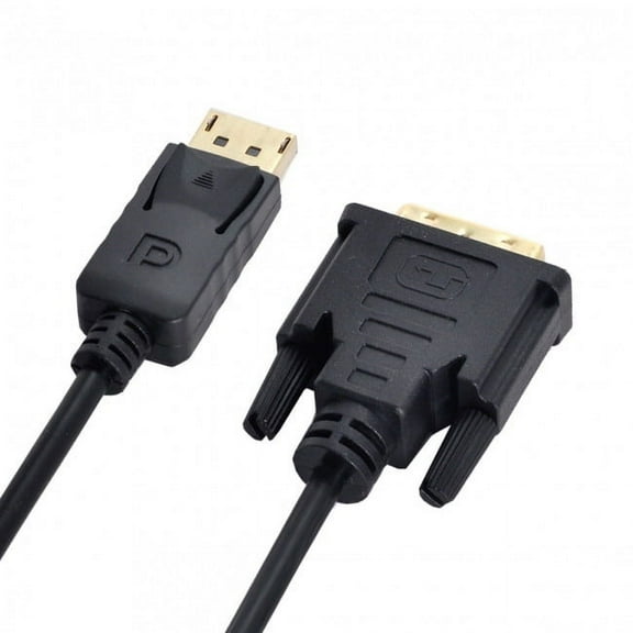 JSER DisplayPort DP Male Source to DVI Male Single Link Video Cable 6ft 1.8m for DVI monitor