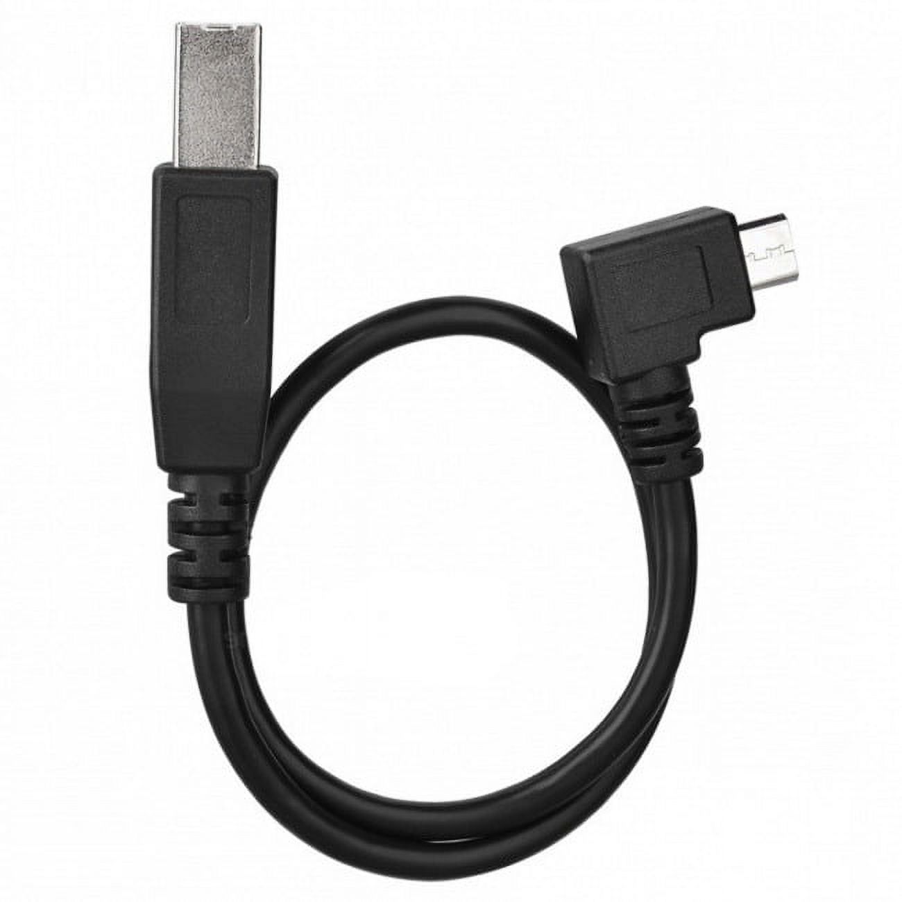JSER Left Angled 90 Degree Micro USB OTG to Standard B Type Printer ...