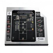 jser msata ngff b / m-key ssd to slimline sata 13pin caddy for 9.5mm universal babut cd / dvd-rom bay